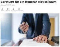 Provision Versicherung oder Honorarberatung