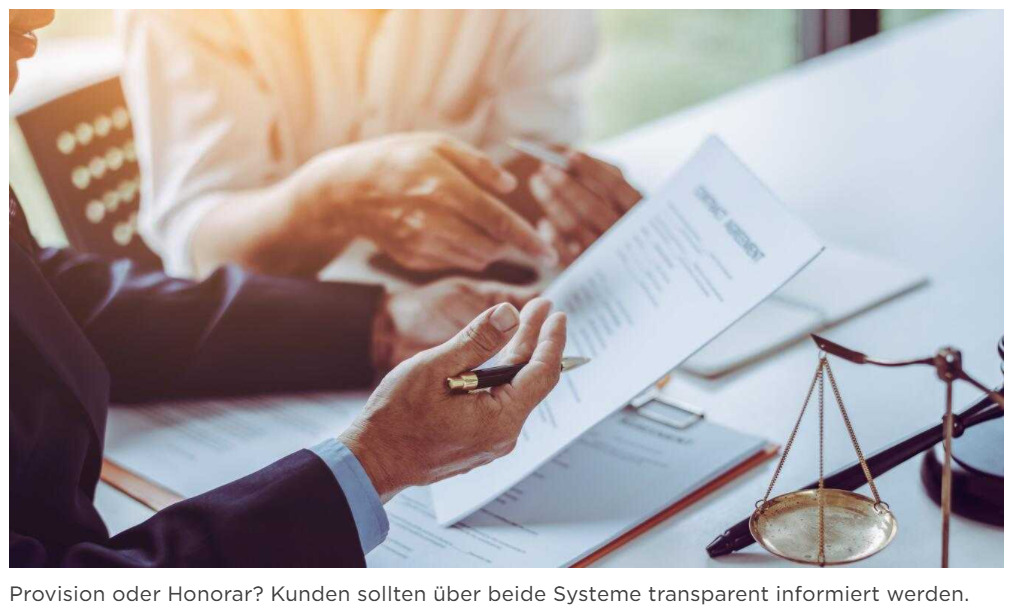 Honorar oder Provision Finanzberatung